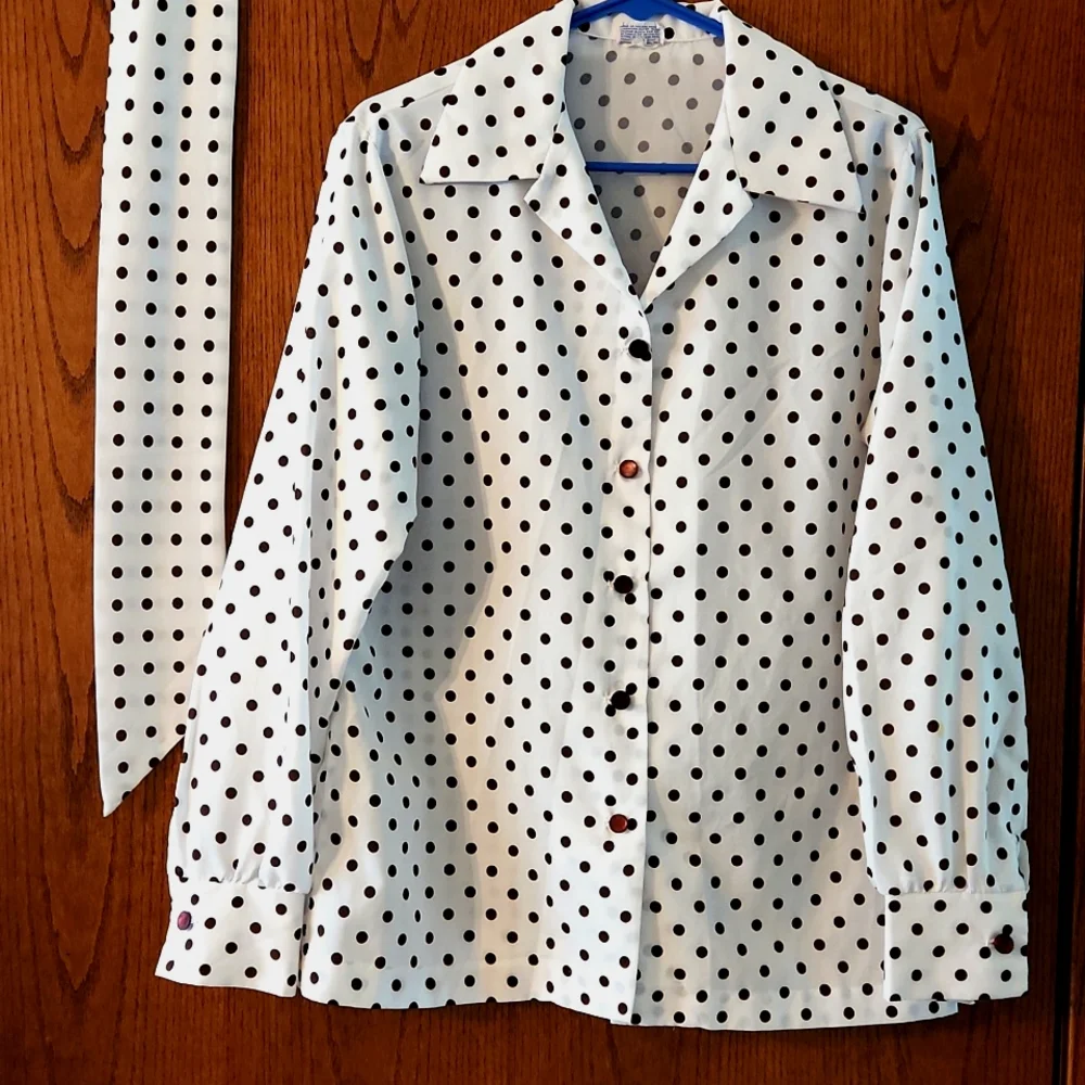 Misses Vintage Pykettes Blouse - Appr Size 10/12; - Picture 1 of 8